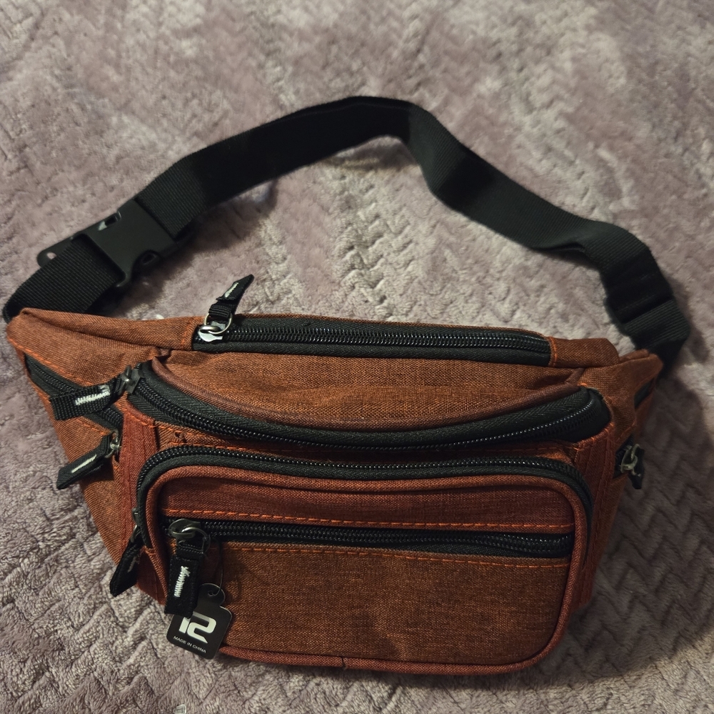 Stylish Brown Fanny Pak Waist Bag